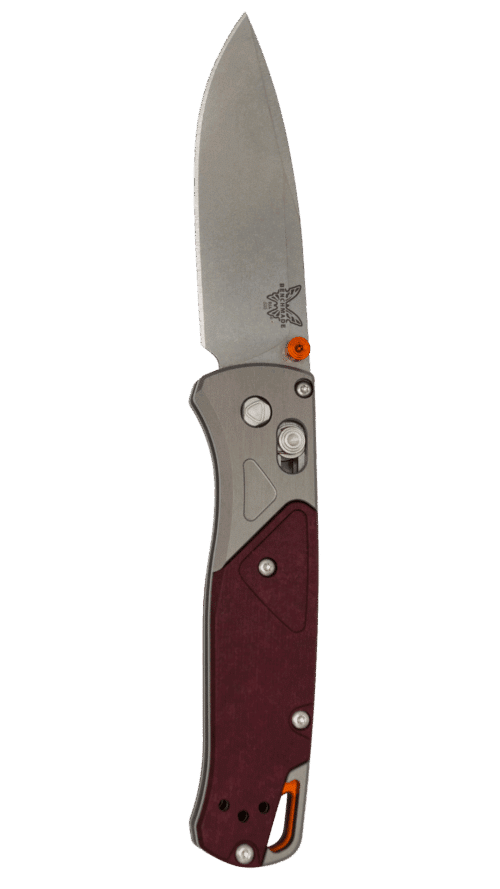 BENCHMADE BUGOUT | GREY/REDSTONE ALUMINIUM & RICHLITE | 535-09