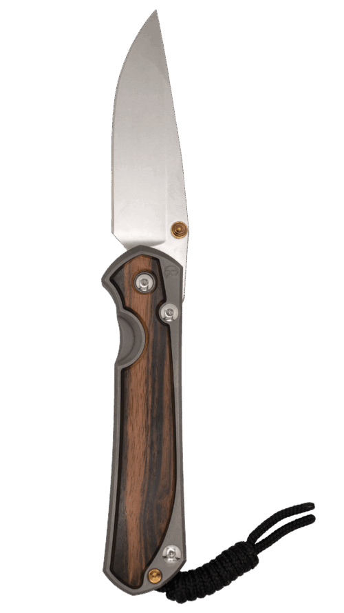 CHRIS REEVES | LG SEBENZA 31 INLAY | BOG OAK | L31-1109