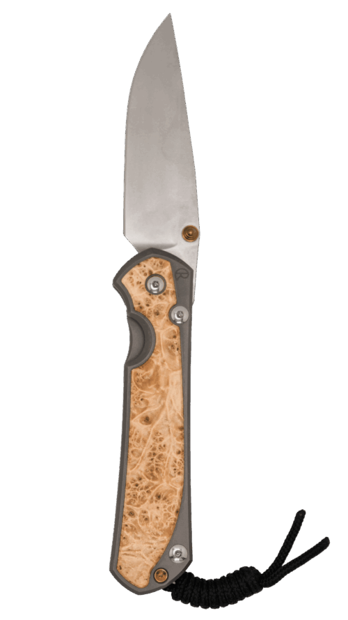 CHRIS REEVES | LG SEBENZA 31 INLAY | BOX ELDER | L31-1108
