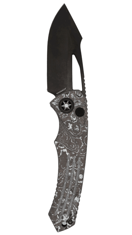 HERETIC KNIVES | PARIAH MANUAL | DROP POINT DLC | WHITE CAMO CARBON | H046-6A-WT/CC