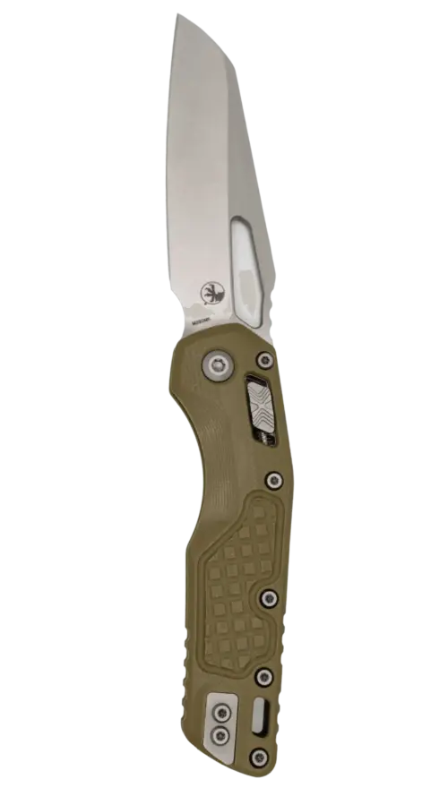 MICROTECH MSI S/E | FRAG G-10 OD GREEN "LAWMAN" | STONEWASH SERRATED | 210-10 FRGTODLM