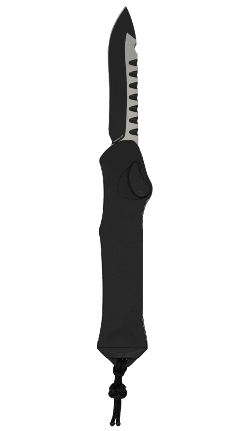 HERETIC KNIVES | HYDRA RECURVE | 2-TONE BLACK TACTICAL | H008-10A-T