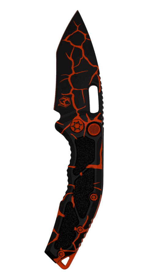 Heretic Medusa Auto Recurve | UV Orange Toxic Magma | H012-MAG-OG