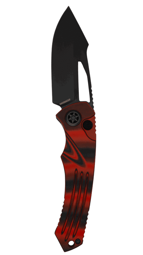 HERETIC KNIVES | PARIAH MANUAL | DROP POINT DLC | RED/BLACK G10 | H046-5A-G10/RD