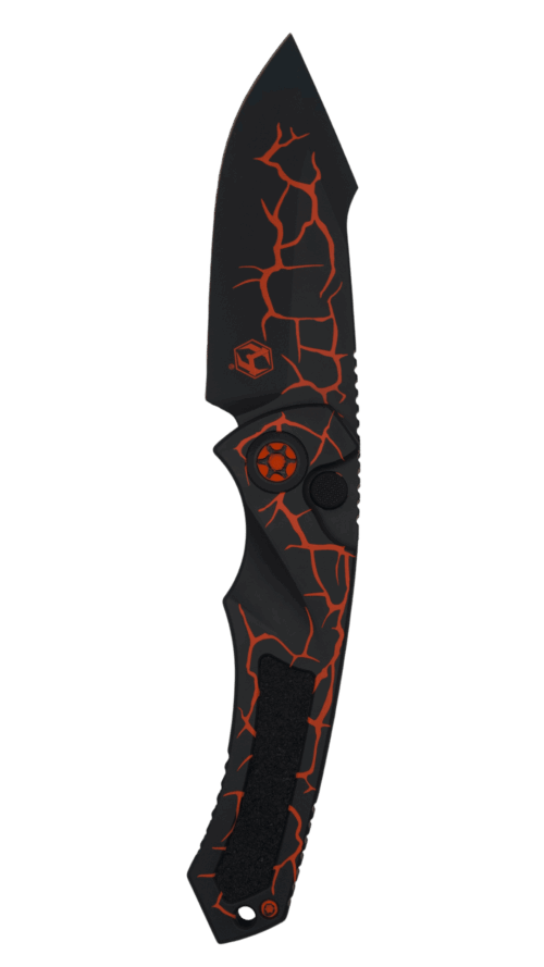 Heretic Pariah Auto | Drop Point | UV Orange Magma | H048-MAG-OR