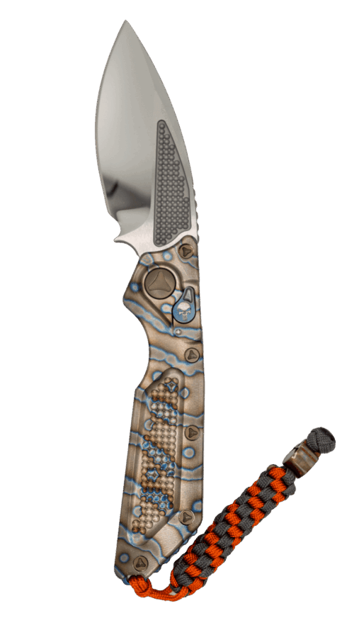 MICROTECH MARFIONE D.O.C. KILLSWITCH | HIGH POLISHED BLADE | FLAMED TITANIUM HANDLE | 1023098