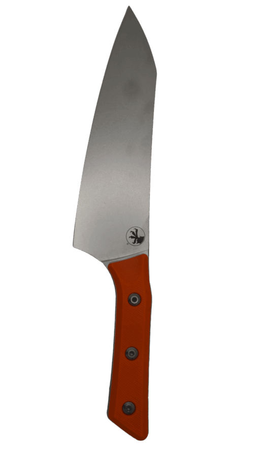Microtech Chef's Knife | G-10 Ember | Stonewash Standard | 3000-10 EM