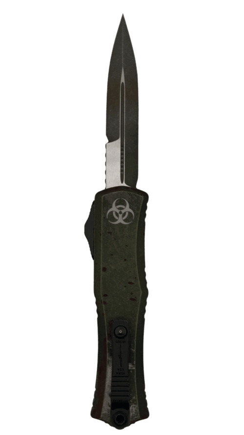 Microtech Dirac D/E Outbreak Signature Series | Deep Engraved Standard | 225-1 OBDS