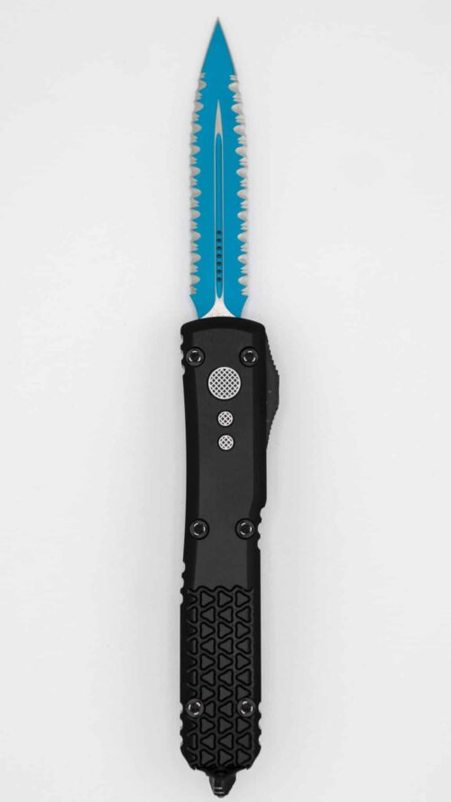 MICROTECH ULTRATECH D/E | BLUE DOUBLE FULL SERRATED | 122-D3 JK