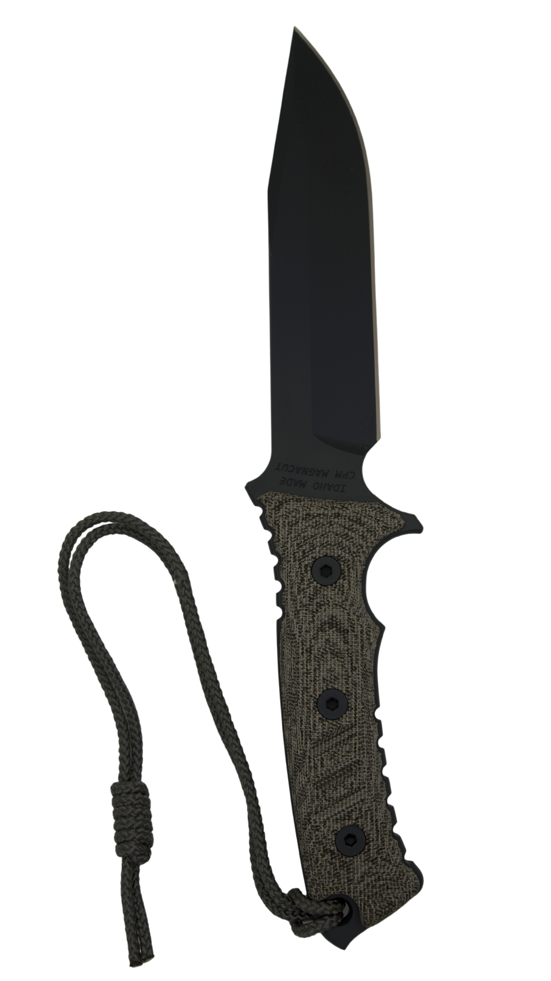 Chris Reeve Knives | Pacific | Fixed Blade | Non-Serrated | Black Canvas Micarta | PAC-1000 2 Chris Reeve Knives | Pacific | Fixed Blade | Non-Serrated | Black Canvas Micarta | PAC-1000 - Image 2