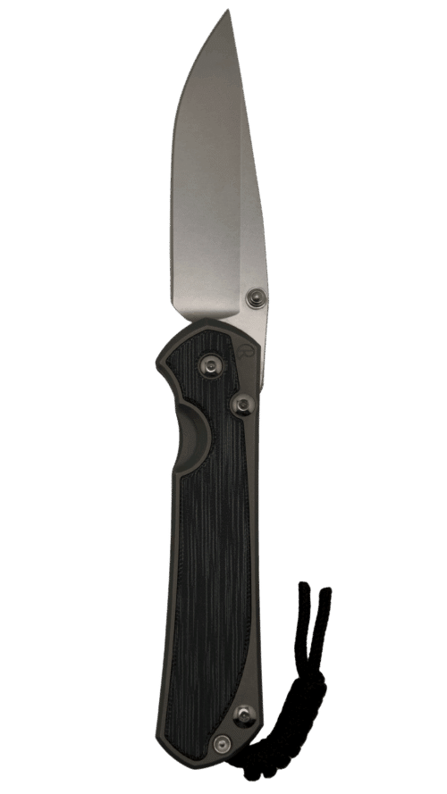 Chris Reeve Knives | Large Sebenza 31 | Black Canvas Micarta | Glass Blasted | Drop Point | L31-1652