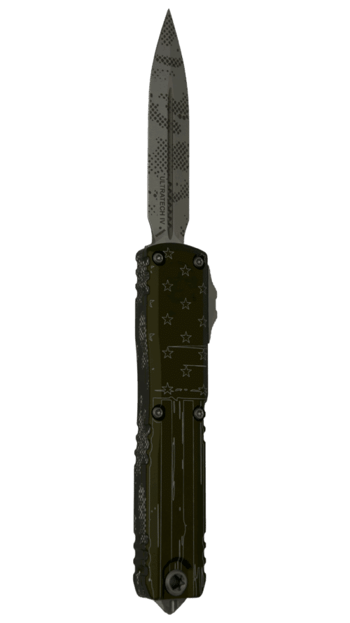 Microtech Ultratech D/E Gen IV | OD Green Hero | Stonewash Standard | 11224-10 ODHR